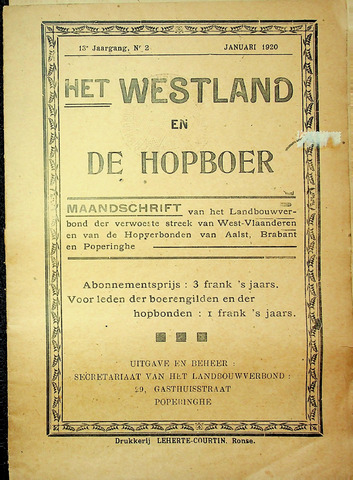 De Hopboer (1904-1984) 1920