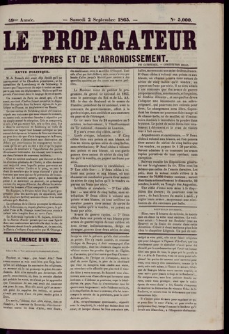 Le Propagateur (1818-1871) 1865-09-02