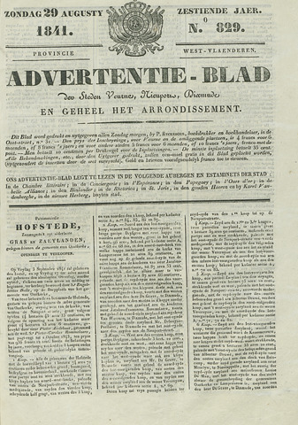 Het Advertentieblad (1825-1914) 1841-08-29