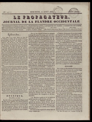 Le Propagateur (1818-1871) 1836-08-24