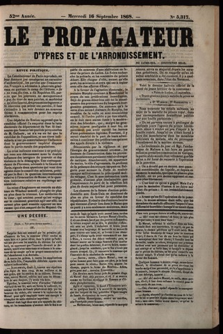 Le Propagateur (1818-1871) 1868-09-16