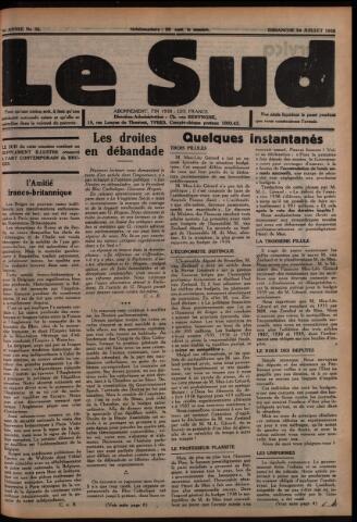 Le Sud (1934-1939) 1938-07-24