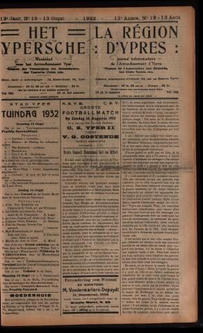 Het Ypersch nieuws (1929-1971) 1932-08-13