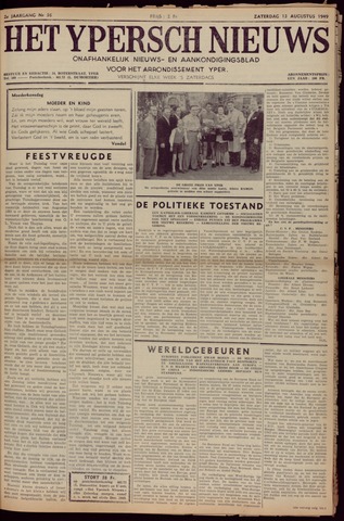 Het Ypersch nieuws (1929-1971) 1949-08-13