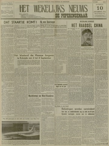 Het Wekelijks Nieuws (1946-1990) 1949-09-10
