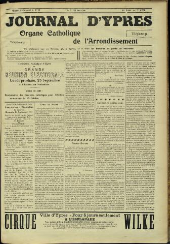 Journal d’Ypres (1874 - 1913) 1911-09-23