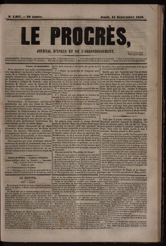 Le Progrès (1841-1914) 1859-09-15