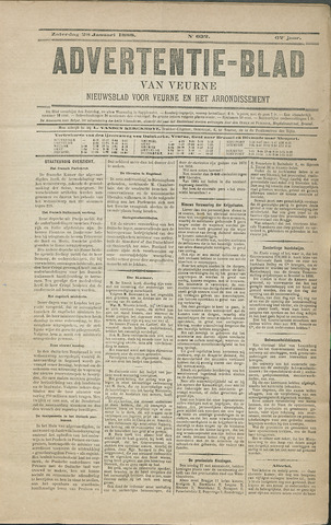 Het Advertentieblad (1825-1914) 1888-01-28