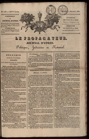 Le Propagateur (1818-1871) 1830-11-17