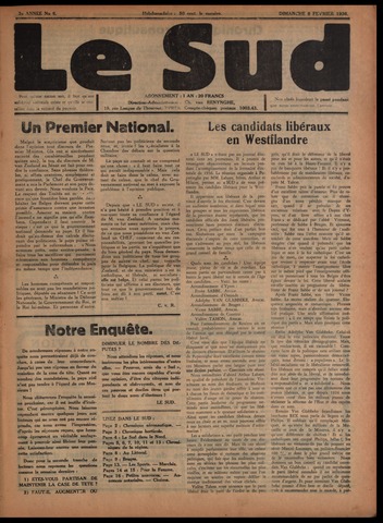Le Sud (1934-1939) 1936-02-09