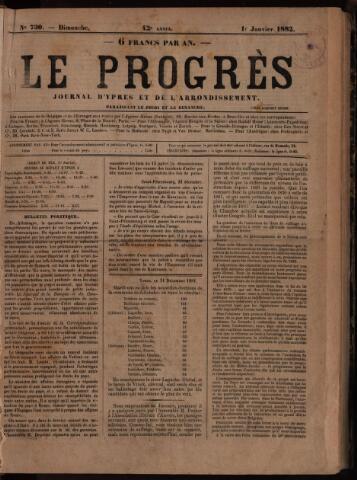 Le Progrès (1841-1914) 1882-01-01