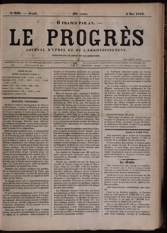 Le Progrès (1841-1914) 1878-05-02