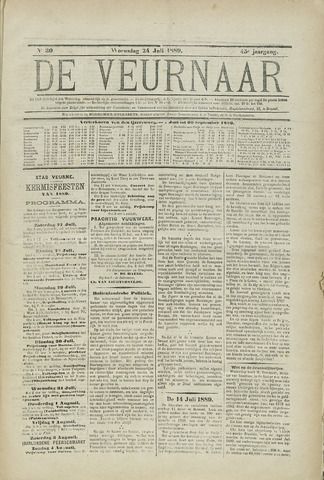 De Veurnaar (1838-1937) 1889-07-24