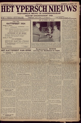 Het Ypersch nieuws (1929-1971) 1954-03-13