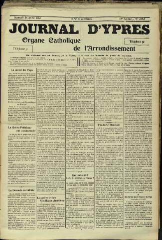 Journal d’Ypres (1874 - 1913) 1913-04-26