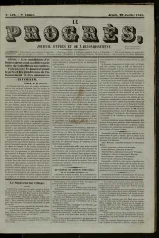Le Progrès (1841-1914) 1848-07-20