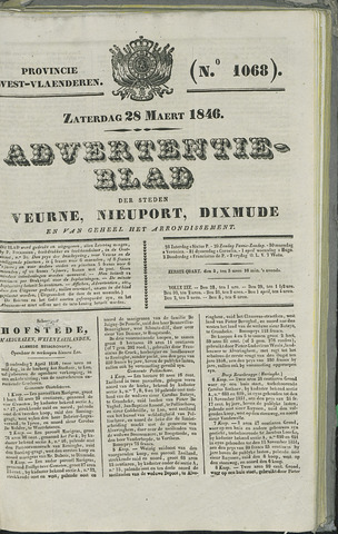 Het Advertentieblad (1825-1914) 1846-03-28
