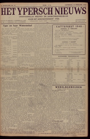 Het Ypersch nieuws (1929-1971) 1948-02-14