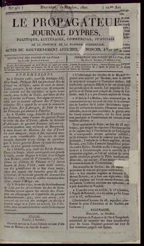 Le Propagateur (1818-1871) 1827-10-17