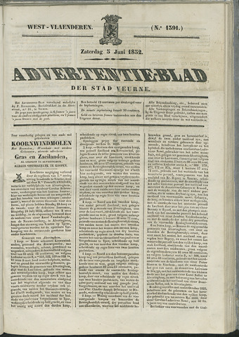 Het Advertentieblad (1825-1914) 1852-06-05