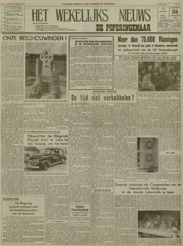 Het Wekelijks Nieuws (1946-1990) 1950-08-26