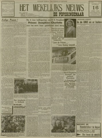 Het Wekelijks Nieuws (1946-1990) 1949-04-16