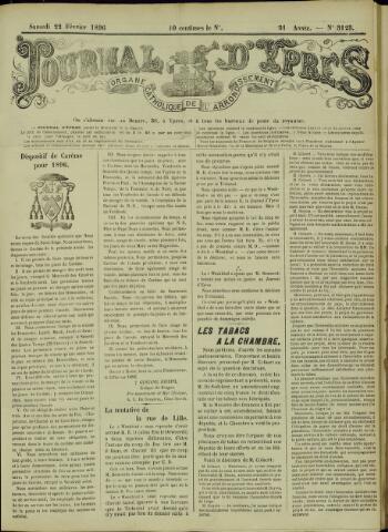 Journal d’Ypres (1874 - 1913) 1896-02-22