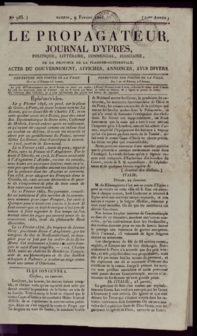 Le Propagateur (1818-1871) 1828-02-09