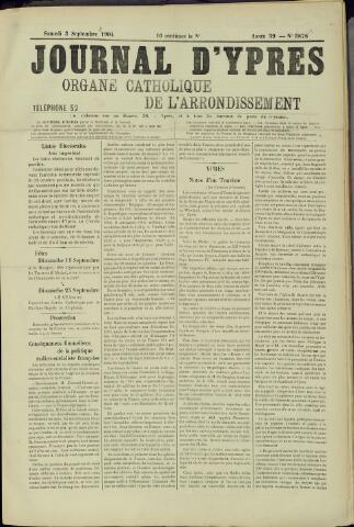 Journal d’Ypres (1874 - 1913) 1904-09-03
