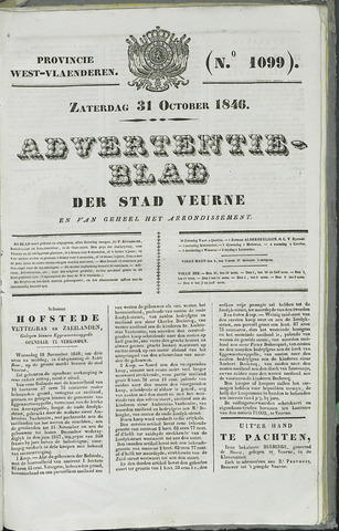 Het Advertentieblad (1825-1914) 1846-10-31