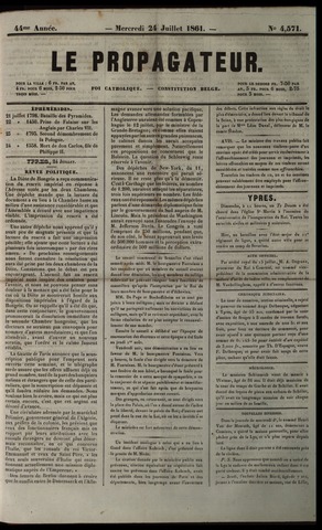 Le Propagateur (1818-1871) 1861-07-24
