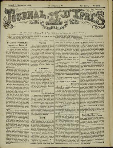 Journal d’Ypres (1874 - 1913) 1901-11-02