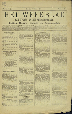 Het weekblad van Ijperen (1886 - 1906) 1899-03-25