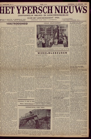 Het Ypersch nieuws (1929-1971) 1955-01-29