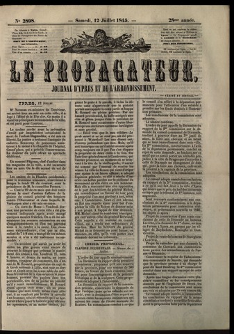 Le Propagateur (1818-1871) 1845-07-12