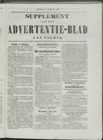 Het Advertentieblad (1825-1914) 1866-02-14