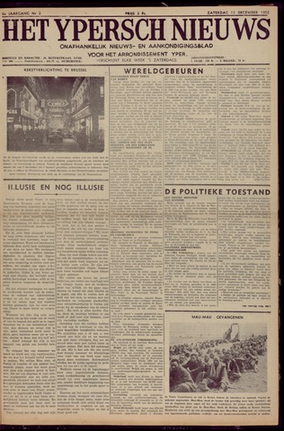 Het Ypersch nieuws (1929-1971) 1952-12-13