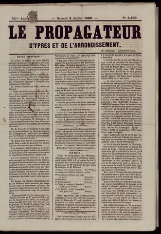 Le Propagateur (1818-1871) 1869-07-03