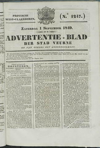 Het Advertentieblad (1825-1914) 1849-09-01