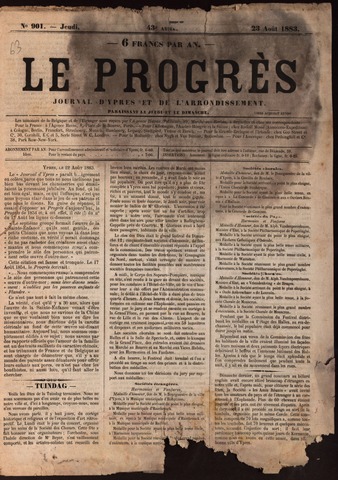 Le Progrès (1841-1914) 1883-08-23