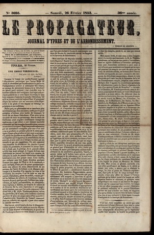 Le Propagateur (1818-1871) 1853-02-26