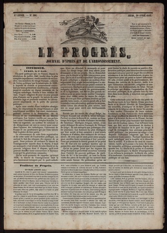 Le Progrès (1841-1914) 1842-04-28