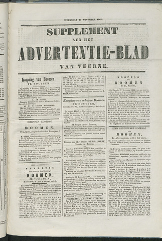 Het Advertentieblad (1825-1914) 1863-11-25