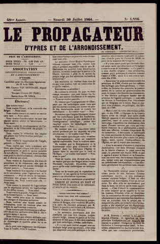 Le Propagateur (1818-1871) 1864-07-30