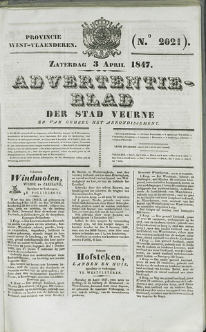 Het Advertentieblad (1825-1914) 1847-04-03