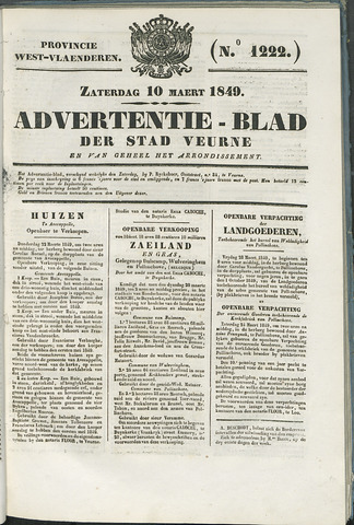 Het Advertentieblad (1825-1914) 1849-03-10