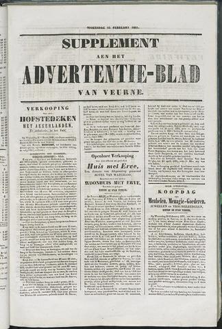Het Advertentieblad (1825-1914) 1861-02-15