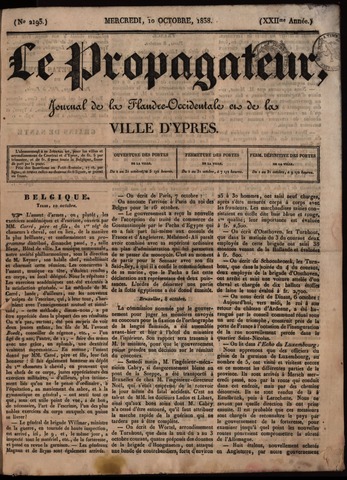 Le Propagateur (1818-1871) 1838-10-10