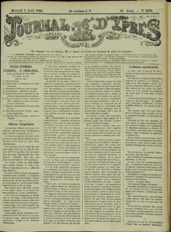 Journal d’Ypres (1874 - 1913) 1896-04-08