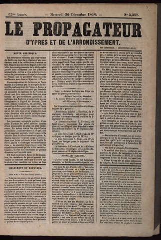 Le Propagateur (1818-1871) 1868-12-30